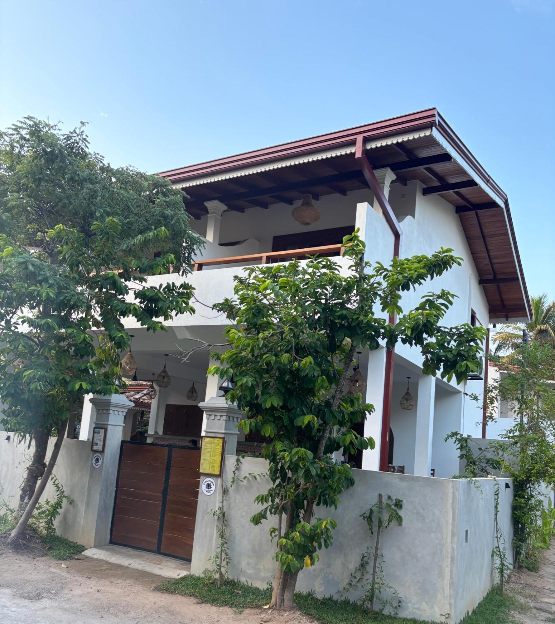 Casa Tharin Madiha Acomodação com café da manhã Matara Exterior foto